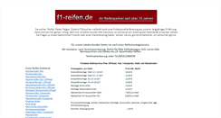 Desktop Screenshot of f1-reifen.de